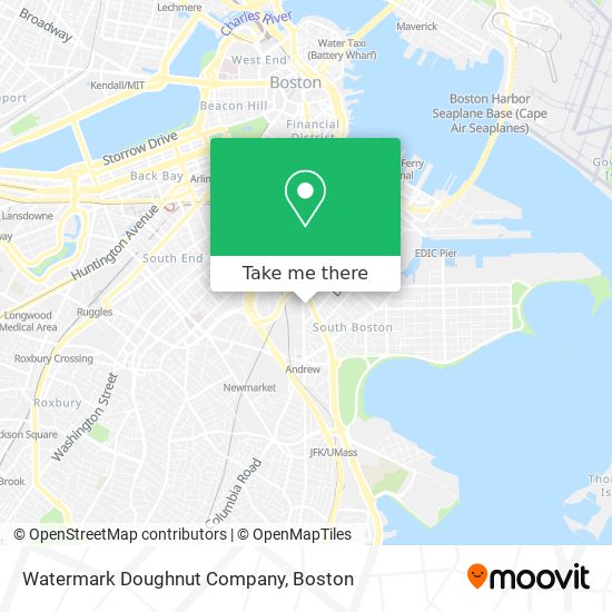 Mapa de Watermark Doughnut Company