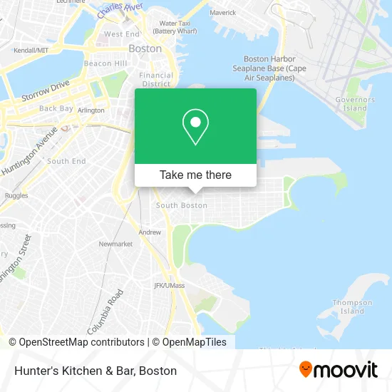 Mapa de Hunter's Kitchen & Bar