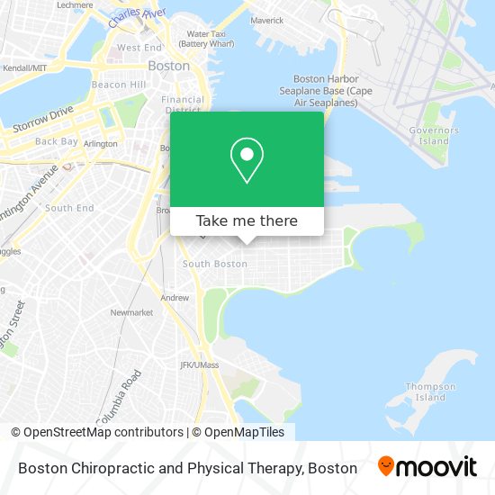 Boston Chiropractic and Physical Therapy map