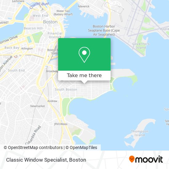 Mapa de Classic Window Specialist
