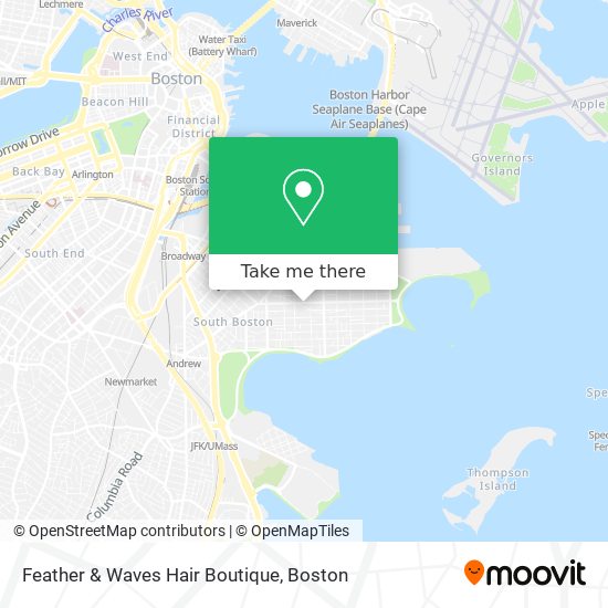 Mapa de Feather & Waves Hair Boutique
