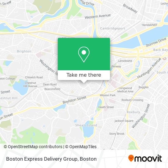 Boston Express Delivery Group map