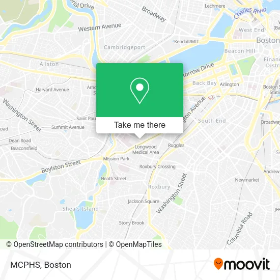 Mapa de MCPHS