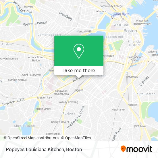 Popeyes Louisiana Kitchen map