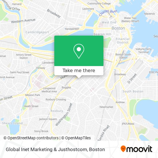 Global Inet Marketing & Justhostcom map