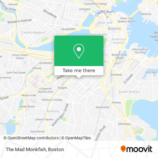 The Mad Monkfish map