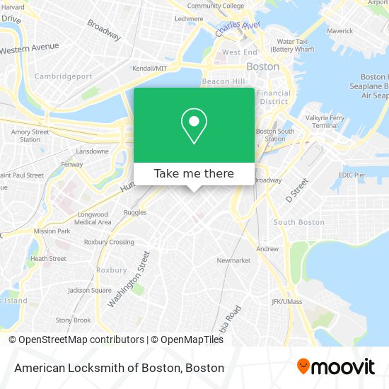 Mapa de American Locksmith of Boston