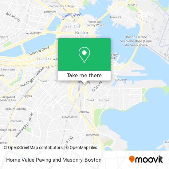 Mapa de Home Value Paving and Masonry