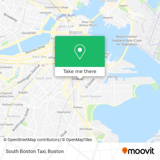 Mapa de South Boston Taxi