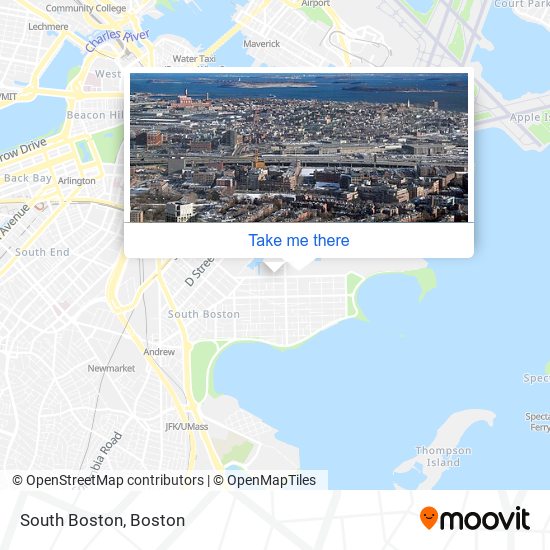 Mapa de South Boston
