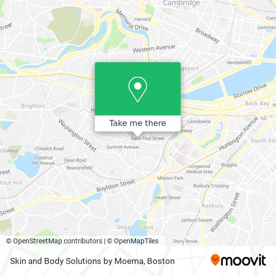 Mapa de Skin and Body Solutions by Moema