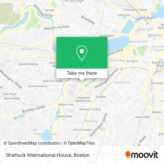 Shattuck International House map