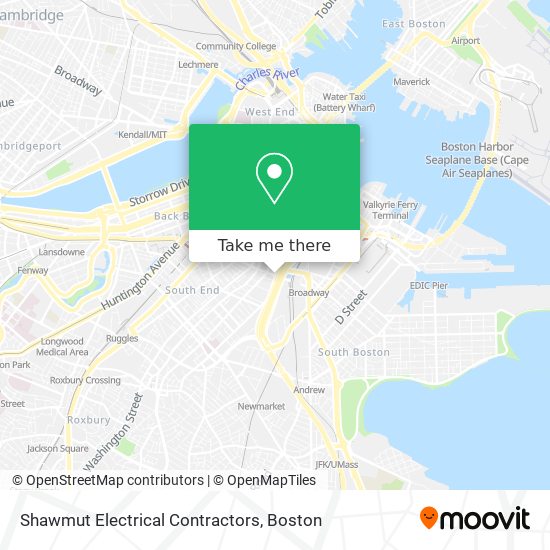 Shawmut Electrical Contractors map