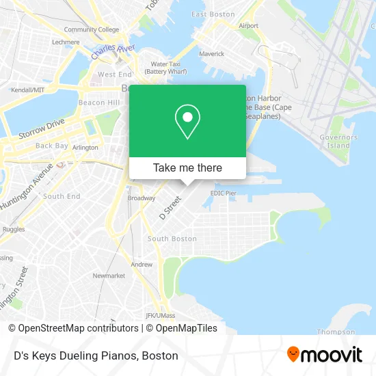 Mapa de D's Keys Dueling Pianos