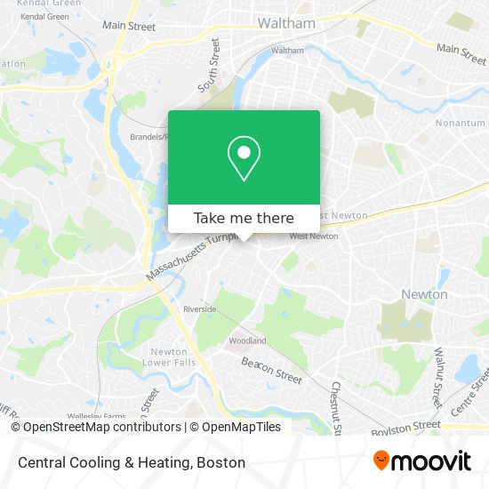 Mapa de Central Cooling & Heating