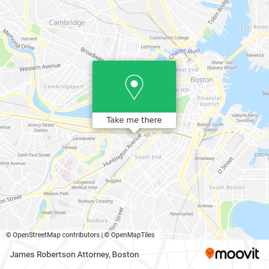 Mapa de James Robertson Attorney