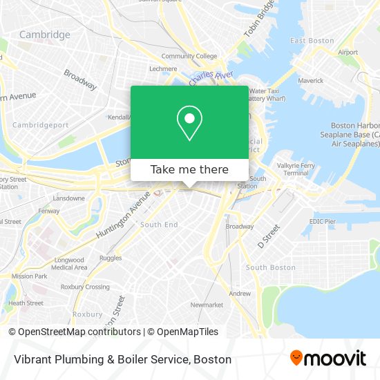 Vibrant Plumbing & Boiler Service map