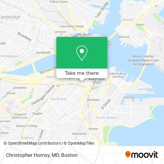 Mapa de Christopher Homsy, MD