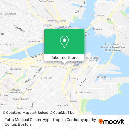 Tufts Medical Center Hypertrophic Cardiomyopathy Center map