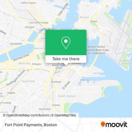 Fort Point Payments map