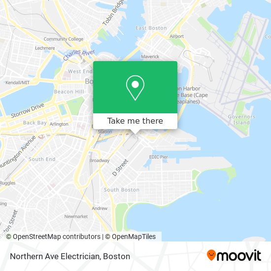 Mapa de Northern Ave Electrician