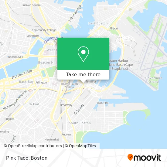 Pink Taco map