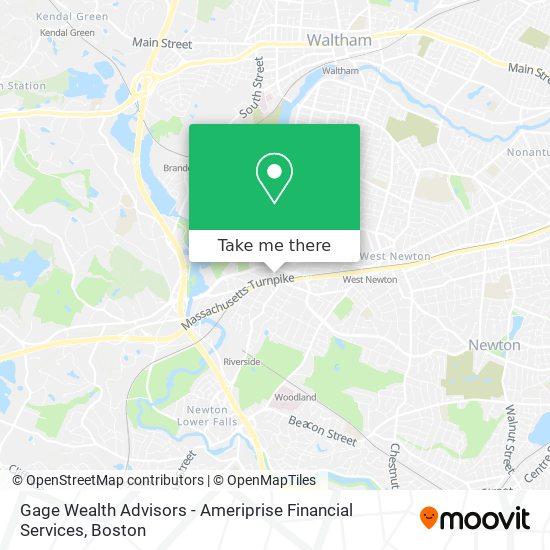 Mapa de Gage Wealth Advisors - Ameriprise Financial Services