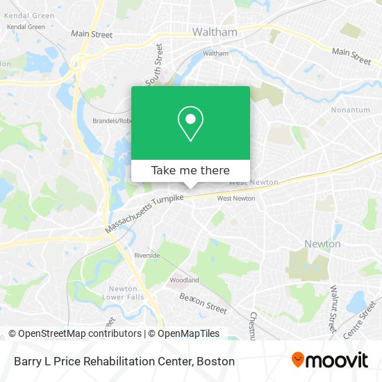 Barry L Price Rehabilitation Center map