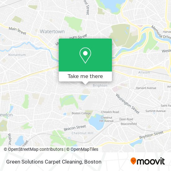 Green Solutions Carpet Cleaning map
