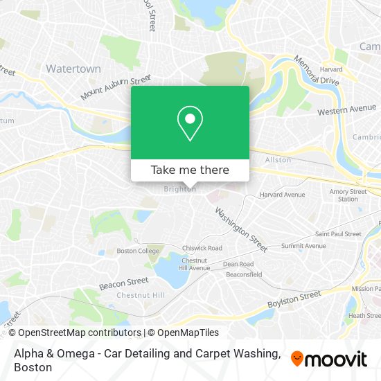 Mapa de Alpha & Omega - Car Detailing and Carpet Washing