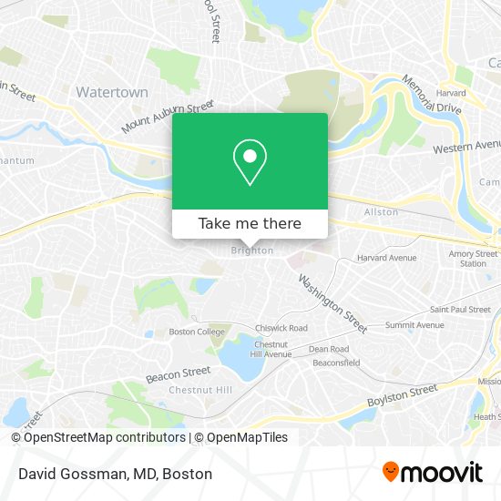 David Gossman, MD map