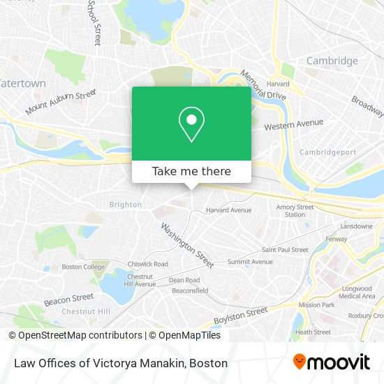 Mapa de Law Offices of Victorya Manakin