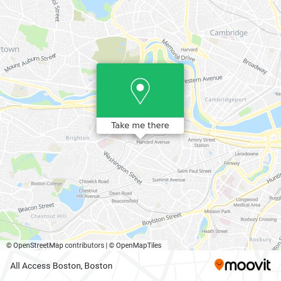 All Access Boston map