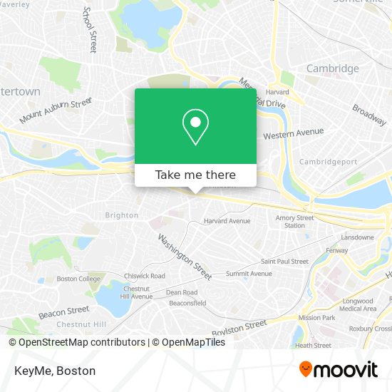 KeyMe map