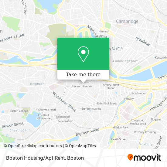 Boston Housing/Apt Rent map