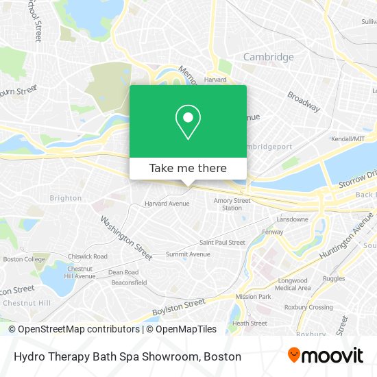 Hydro Therapy Bath Spa Showroom map
