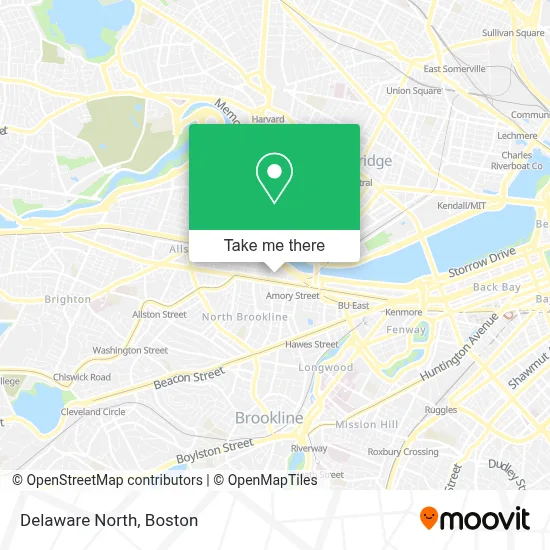 Delaware North map