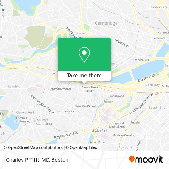 Mapa de Charles P Tifft, MD