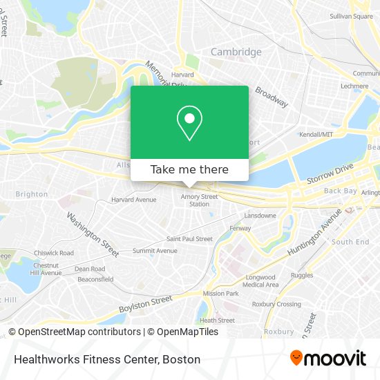 Healthworks Fitness Center map