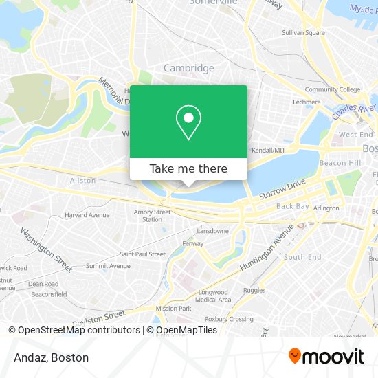 Andaz map