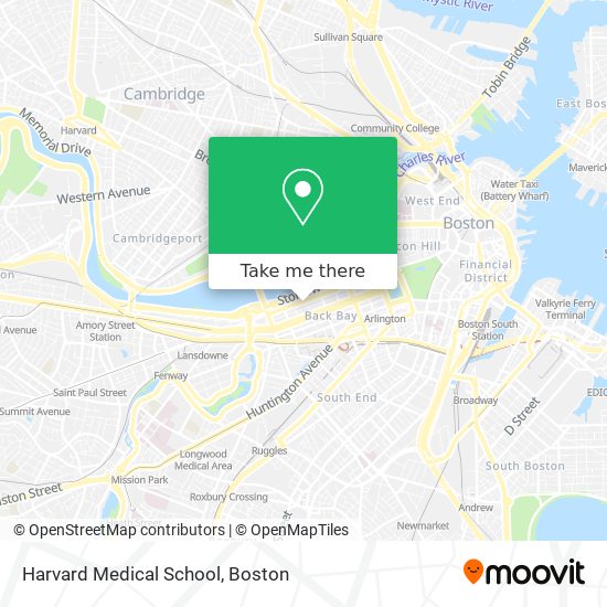 Mapa de Harvard Medical School