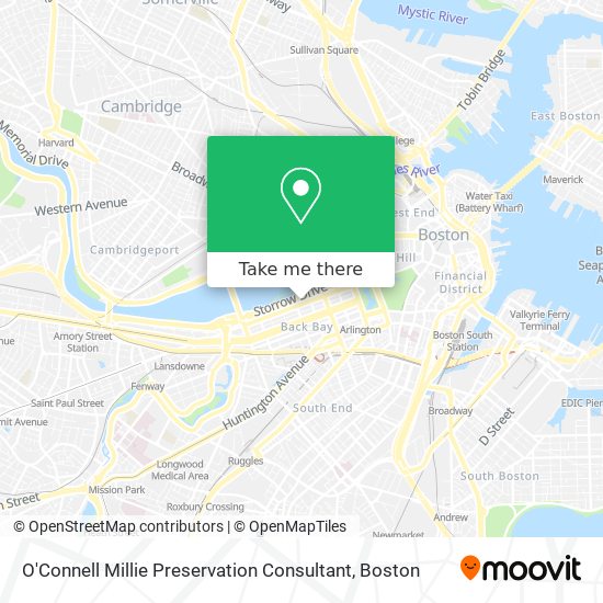 O'Connell Millie Preservation Consultant map