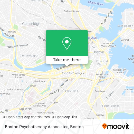 Mapa de Boston Psychotherapy Associates