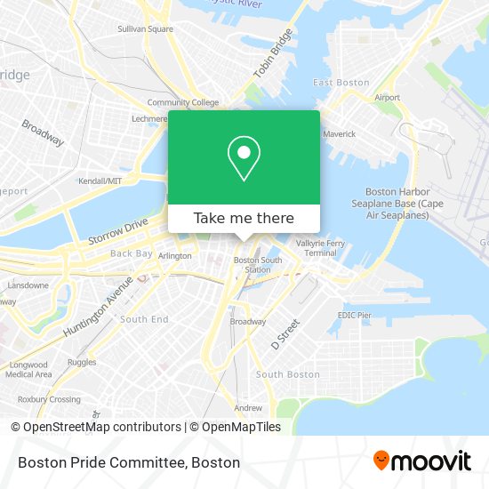 Mapa de Boston Pride Committee