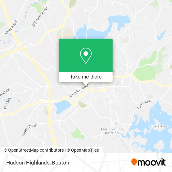 Mapa de Hudson Highlands