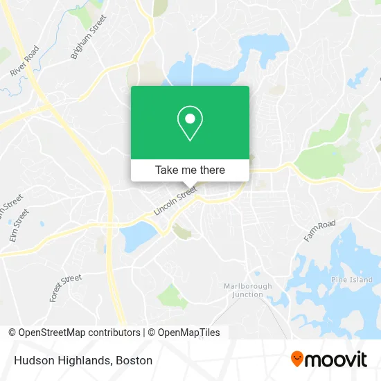 Hudson Highlands map