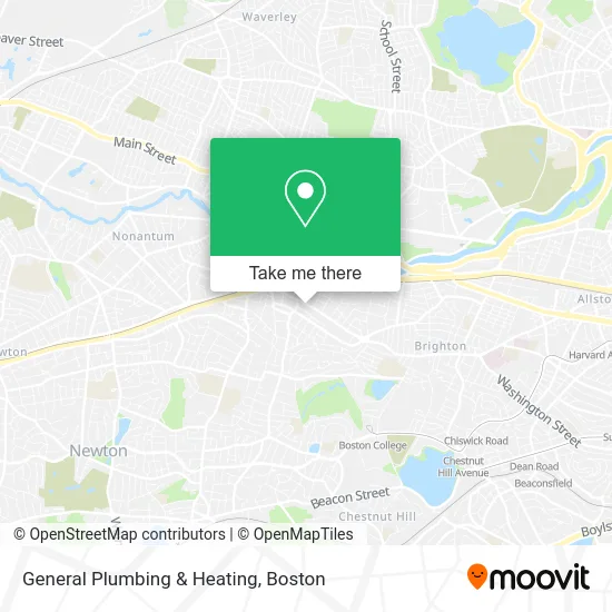 General Plumbing & Heating map