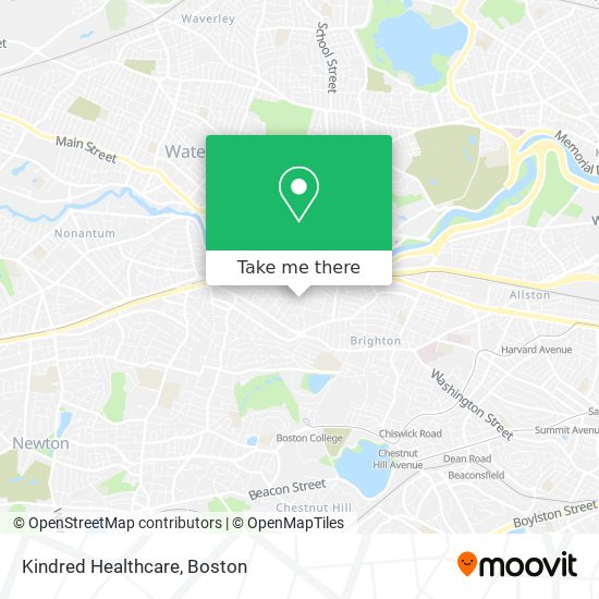 Kindred Healthcare map