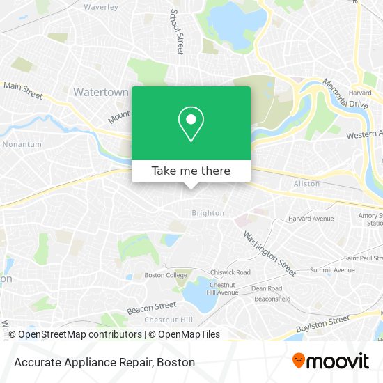 Accurate Appliance Repair map