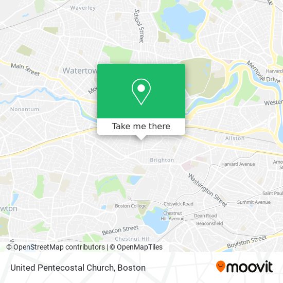 United Pentecostal Church map